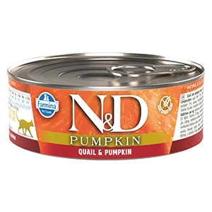 ND Cat Quail and Pumpkin conserva 80 g