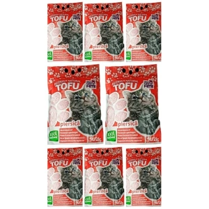 Pachet 8 x Nisip pentru pisici Mon Petit Ami Tofu PIERSICA 5L