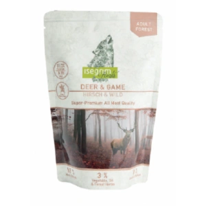 Plic Isegrim Dog Adult Caprioara si Vanat, 410 g
