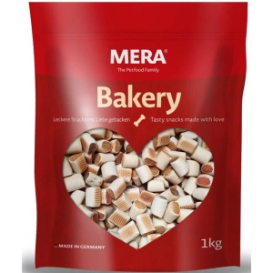 Recompense pentru caini Mera Biscuiti Mini Rulouri Pui, Vita si peste, 1 Kg