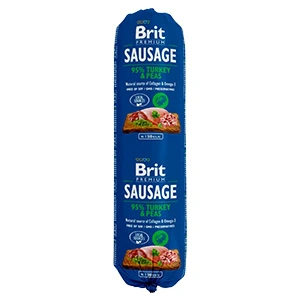 Salam Brit cu Curcan si Mazare 800 g