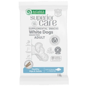 Superior Care White Dogs GF Snack Hips Joints cu Peste Alb 110 Gr - Img 7