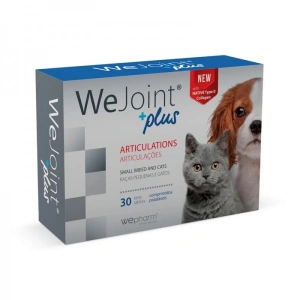 Supliment pentru caini si pisici WeJoint Plus Small Breed & Cat, Wepharm, 30 tablete