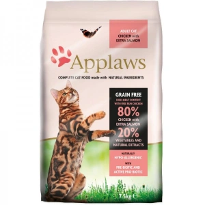 Applaws Cat Adult Pui si Somon 7.5 kg