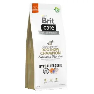 Brit Care, Hypoallergenic, Dog Show Champion, Somon & Hering, 12 kg + 3 kg - Img 4
