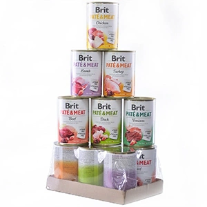 Brit Pate and Meat Mix Pack 6 x 400 g