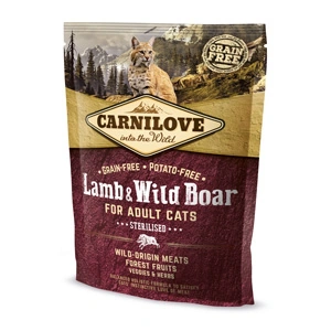 Carnilove Lamb and Wild Boar for Adult Cats - Sterilised 400 g