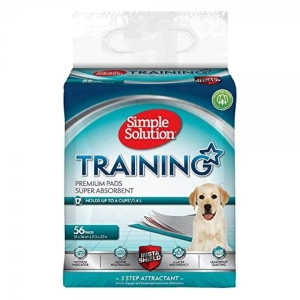 Covorase absorbante pentru catei, Bramton Simple Solution, 55 x 56 cm, 56 buc