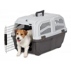 Cusca de transport pentru caini si pisici Iata Skudo 3, dimensiuni 60 x 40 x 39 cm
