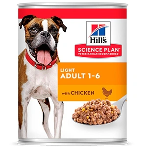 Hills SP Canine Adult Light Pui 370 g (conserva)