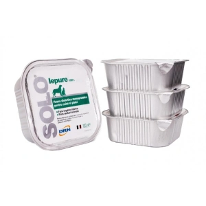 Hrana pentru caini si pisici, Solo, conserva monoproteica, carne de iepure, 100 g - Img 2