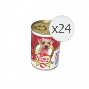 Hrana umeda pentru caini, Formula ES, Vita, 24 x conserva 415 g
