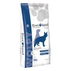Hrana uscata pentru caini, Everland Woply Dog Adult Croc, toate taliile, 20 kg