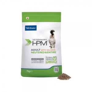 Hrana uscata pentru pisici adulte, Virbac HPM Neutred Entired cu somon 7 kg - Img 2