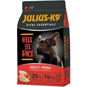 Hrana uscata super-premium, Julius K9 Adult Vital Essentials, Vita si Orez - 12kg