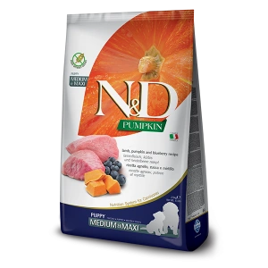 ND Dog GF Pumpkin Lamb and Blueberry Puppy Medium Maxi 2.5 kg