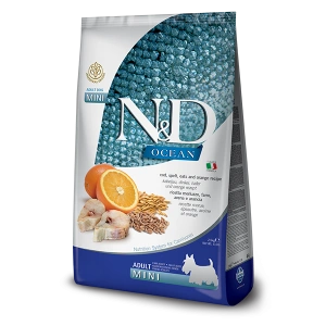 ND Ocean Dog Codfish, Spelt, Oats and Orange Adult Mini 2.5 kg