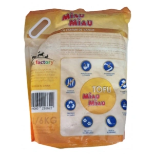 Pachet 3 X Nisip pentru pisici MIAU MIAU Tofu VANILIE 15L - Img 7