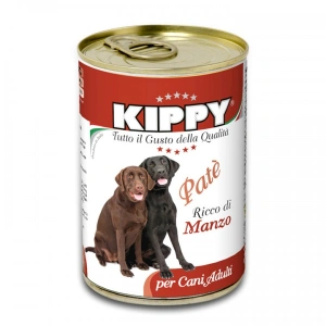 Pate Kippy dog, cu vita, 400g