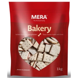 Recompense pentru caini Mera Biscuiti Sandwich Pui, Vita si Peste, 1Kg