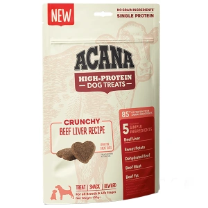 Recompense pentru caini, monoproteice, Acana, cu ficat de vita 100g