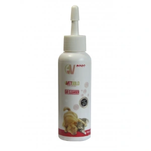 Solutie otica pentru igiena auriculara, Vetgold, pentru caini si pisici, pe baza de acid salicilic, 100 ml