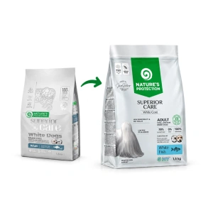 Superior Care White Dogs Grain Free SmallMini Breeds Adult cu Peste Alb - Img 4