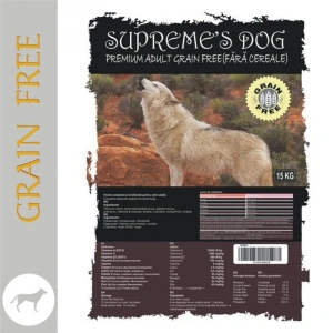 SUPREME'S PREMIUM ADULT CHICKEN & POTATO NO GRAIN 10 kg + CADOU CONSERVA BTG CLASSIC 1240 gr