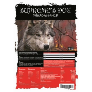 SUPREME'S PREMIUM ADULT PERFORMANCE 10 kg + CADOU CONSERVA BTG CLASSIC 1240 gr