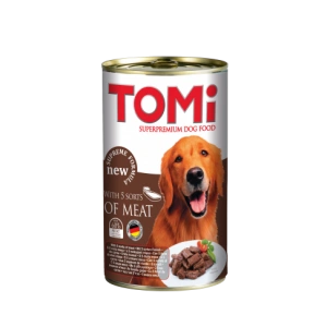 Tomi Dog 5 Feluri Carne 1200 gr