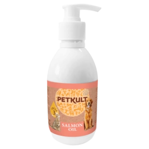 Ulei Somon pentru Caini Pisici Petkult 300 ml