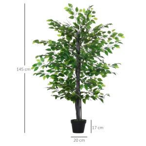 Arbore Artificial Banyan 145 cm – Decor pentru Interior & Exterior - Img 3