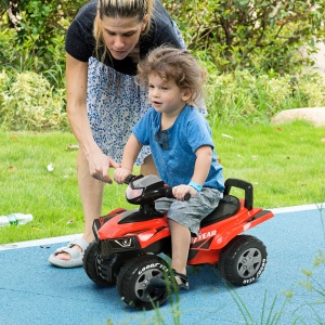 ATV jucarie pentru copii, 18 – 36 luni, licenta GOODYEAR lumini si sunete, rosu - Img 2