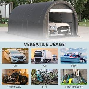 Auto‑Garaj 3×5 m – Sopron Depozitare Portabil cu Usa Mare si Copertina pe Fermoar - Img 7