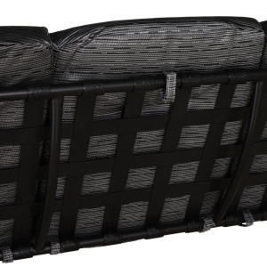 Balansoar pentru Gradina pentru 3 Persoane cu Copertină Reglabilă și Perne, 200x120x170cm, Negru - Img 9