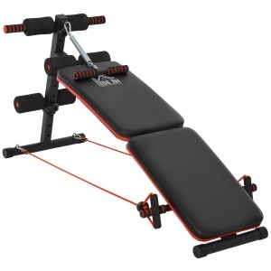 Bancă Sit‑Up Pliabilă cu Înălțime Reglabilă pentru Casă, Birou și Sală, Antrenament Abdomen & Fitness - Img 1