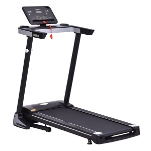banda de alergat electrica, ecran LCD, neagra