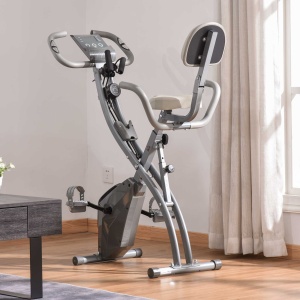 bicicleta pliabila 2 in 1, 8 nivele, gri - Img 2