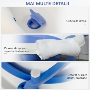 Cadita Pliabila Copii 0-3 Ani – Cu Termometru & Pernuta - Img 5
