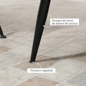 Canapea 132 cm – Catifea Gri pentru Dormitor sau Spatii Mici - Img 6