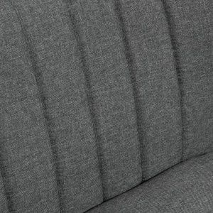 Canapea Minimalista – Gri inchis, Compacta & Fara Cotiere - Img 8