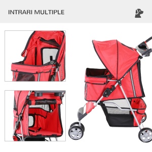 Carucior Animale pentru plimbari 75×45×97 cm - Img 7