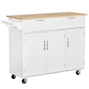 Carucior Bucatarie Multifunctional cu Sertare & Usi, 121×46×91 cm - Img 1