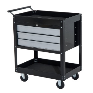 Caucior pentru Atelier Profesional Comoda pentru Scule in Lamiera, Nero, 68x46x88cm - Img 1