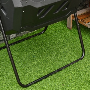 Compostor Gradina & Balcon 71×65×96 cm – Tambur Rotativ pentru Deseuri - Img 9
