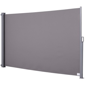 Copertina de Soare Laterala Tip Rulou Protectie impotriva Vantului / Privacy 3x1,6m Gri