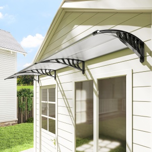Copertina pentru exterior, 90x295x23.5 cm, negru - Img 9