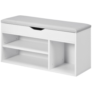 Dulap Pantofi Space Saver – Cu Banca & Compartimente Deschise - Img 1