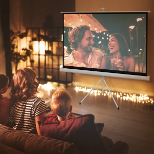 Ecran Proiectie 84” – Portabil cu Suport, 4K HD 16:9 - Img 2