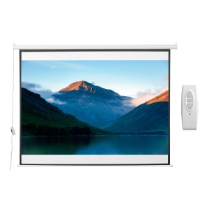Ecran Proiector 120” – Motorizat, Alb, Ideal Home Cinema - Img 1